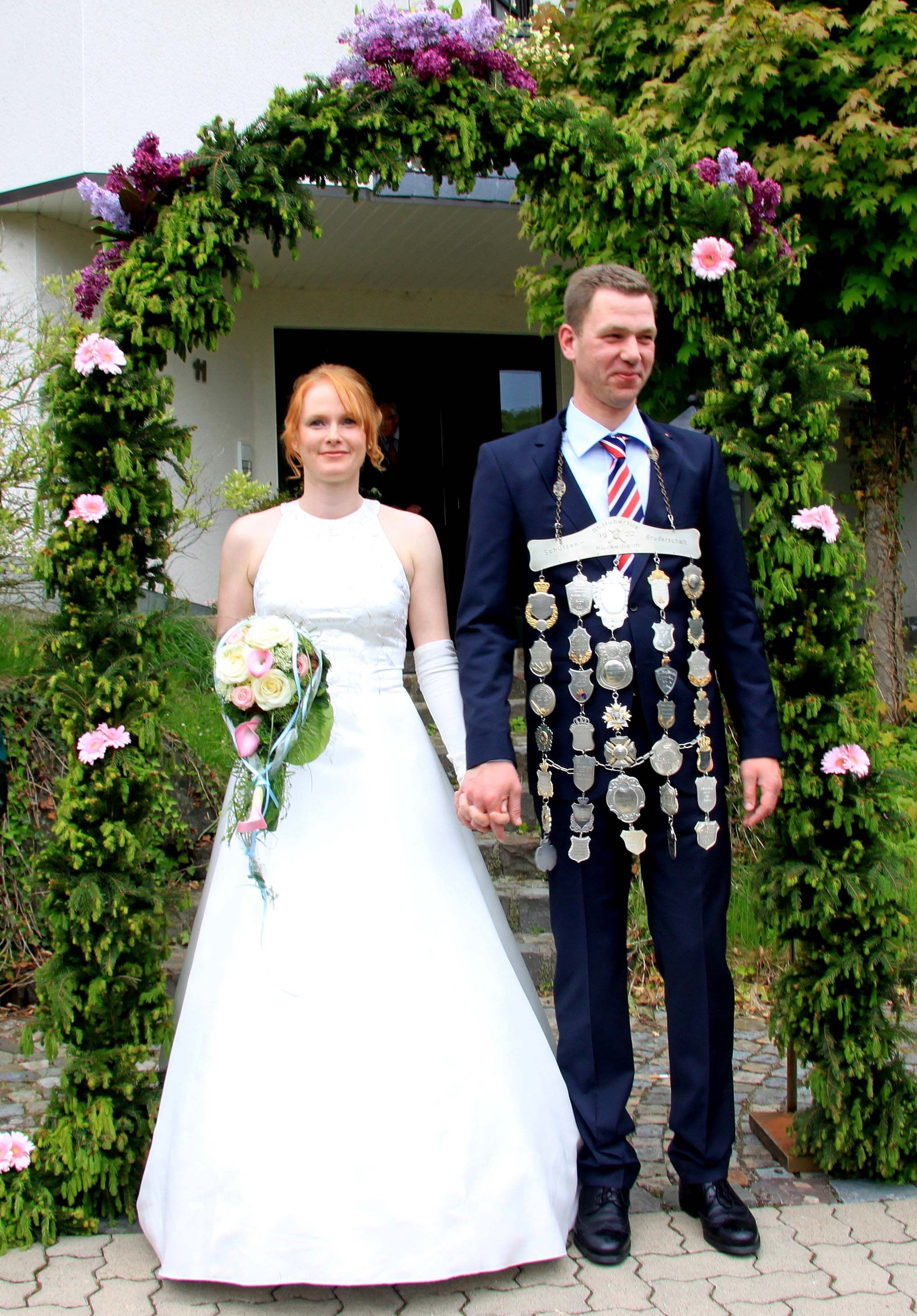 König Alexander Wilke mit Ehefrau Marion
